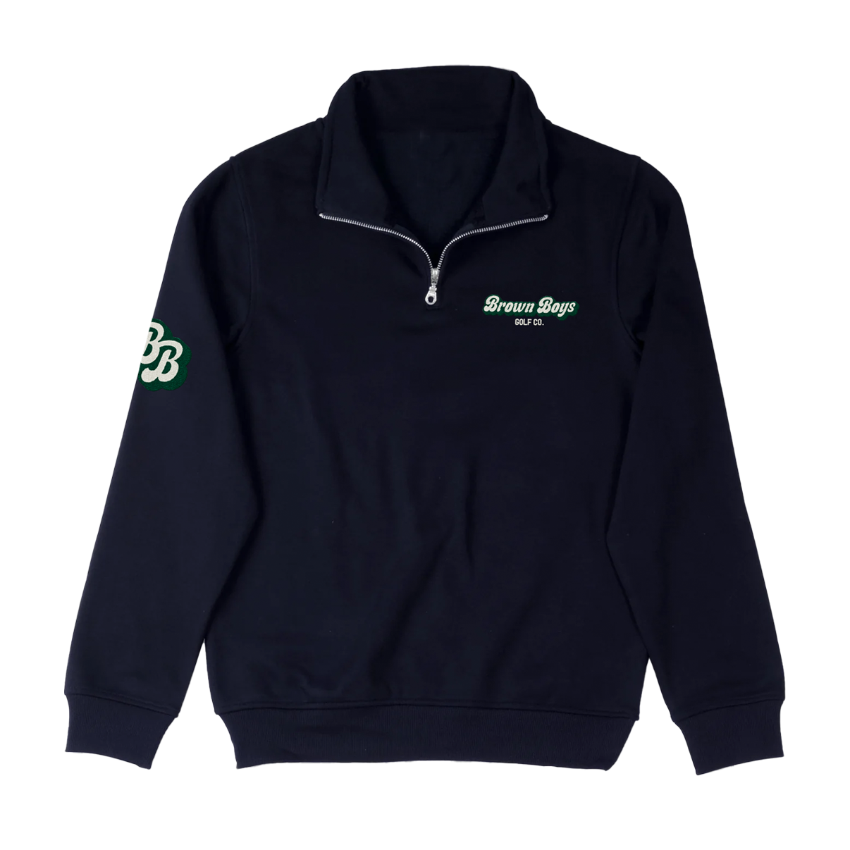 BB Quarter Zip Sweater - Navy