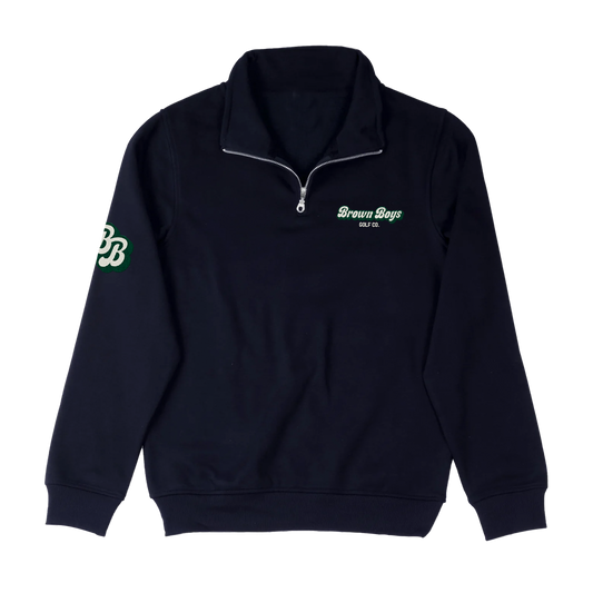 BB Quarter Zip Sweater - Navy